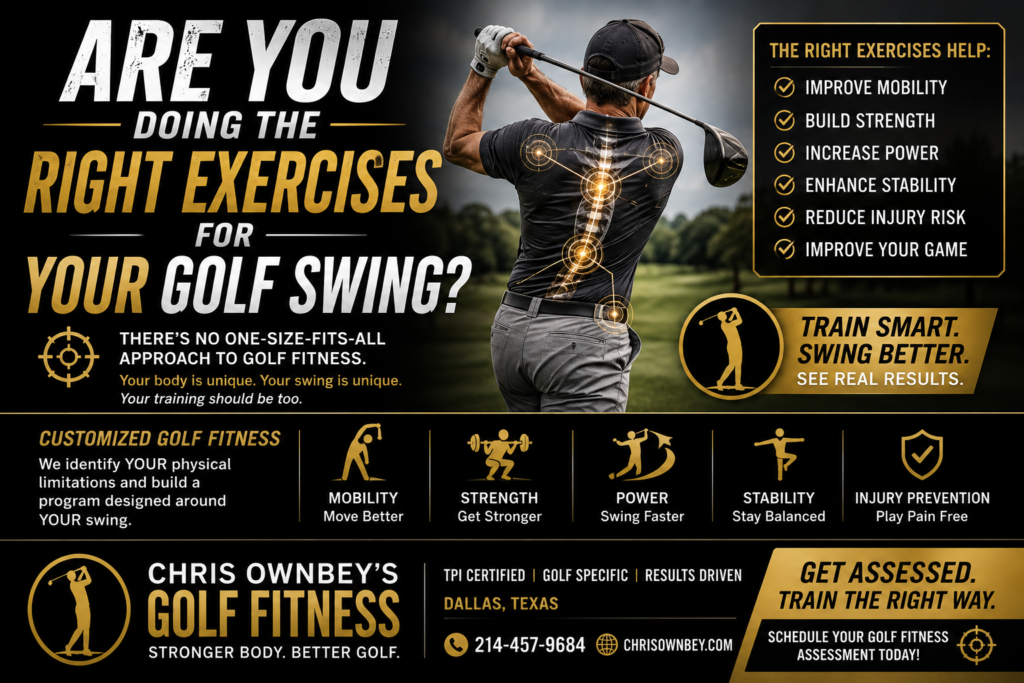 Exercises that could be hurting your golf swing