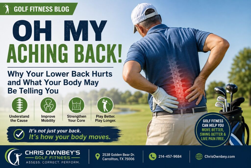 lower back pain in golfers